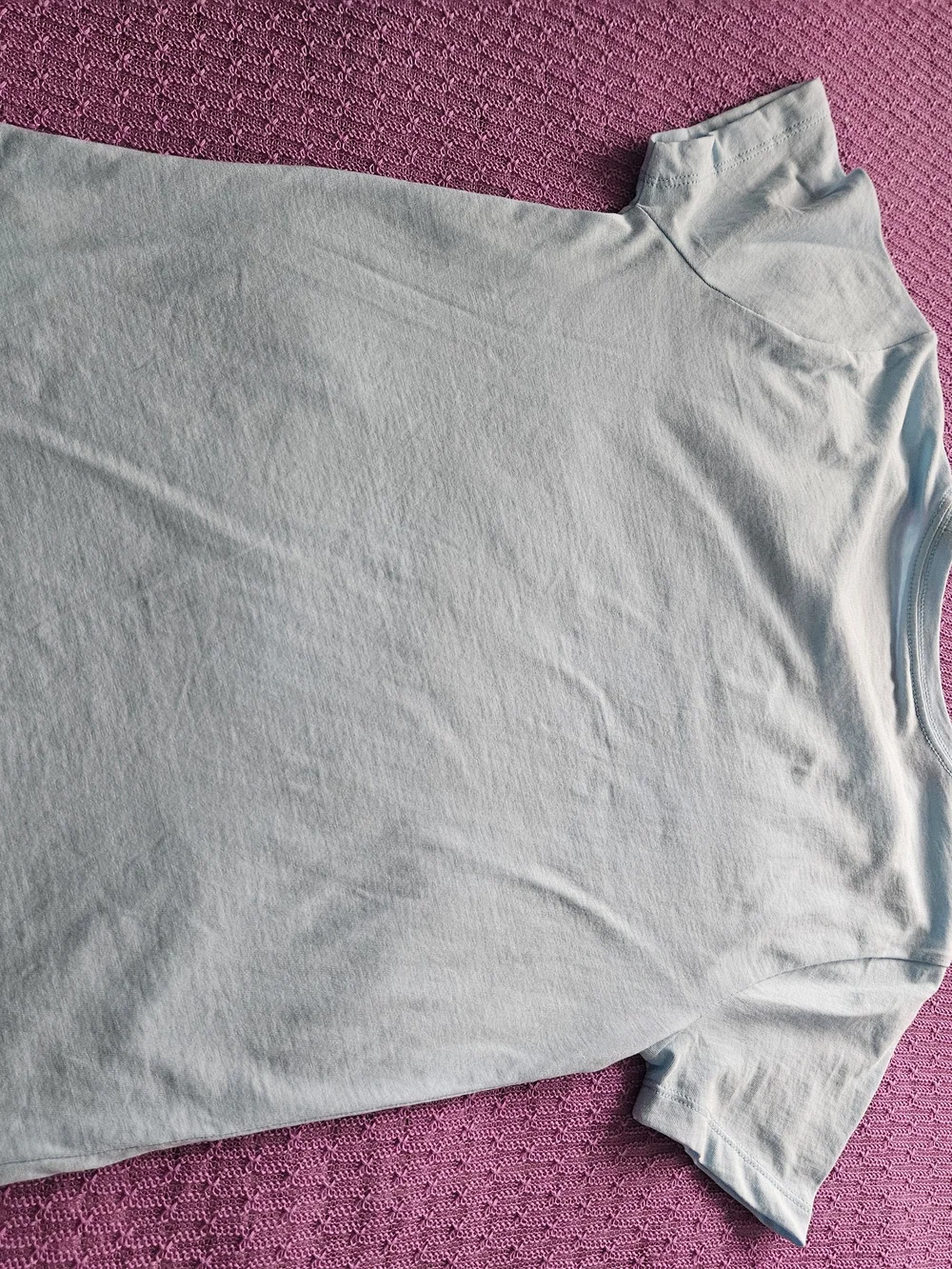 J. Crew Light Blue Graphic Dog Tee with Red, White & Blue Accents Size XS